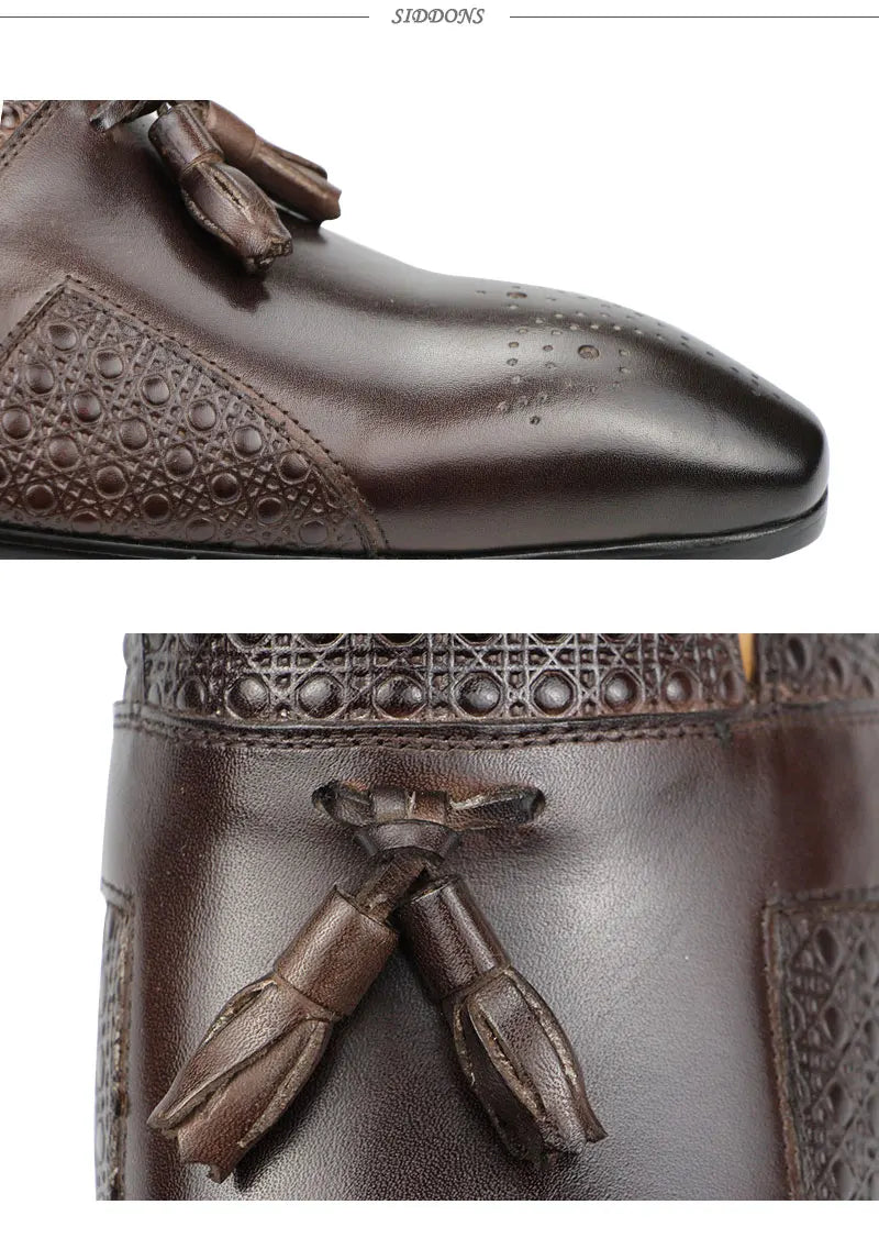 New Leather Casual Shoes Mens Summer One-Step Loafers Dress Wedding Leather Luxury Groom Wedding Men Italian Style Oxford Shoes