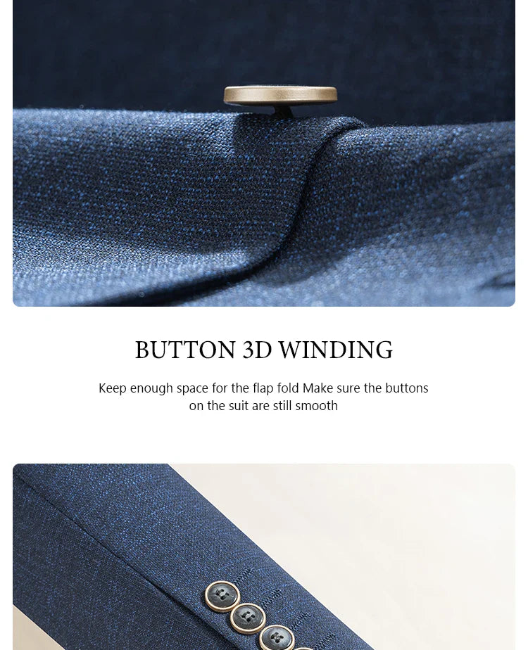 High Quality Male Groom Wedding Blazers Slim fit casual evening gown Business Office Men's Suits