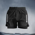 Running men's sports suit marathon professional short sleeved shorts quick drying tight fitting equipment