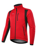 Men's Winter Cycling Jacket Softshell Windproof Thermal Fleece Bike Jacket Running Jacket Windbreaker BGA025