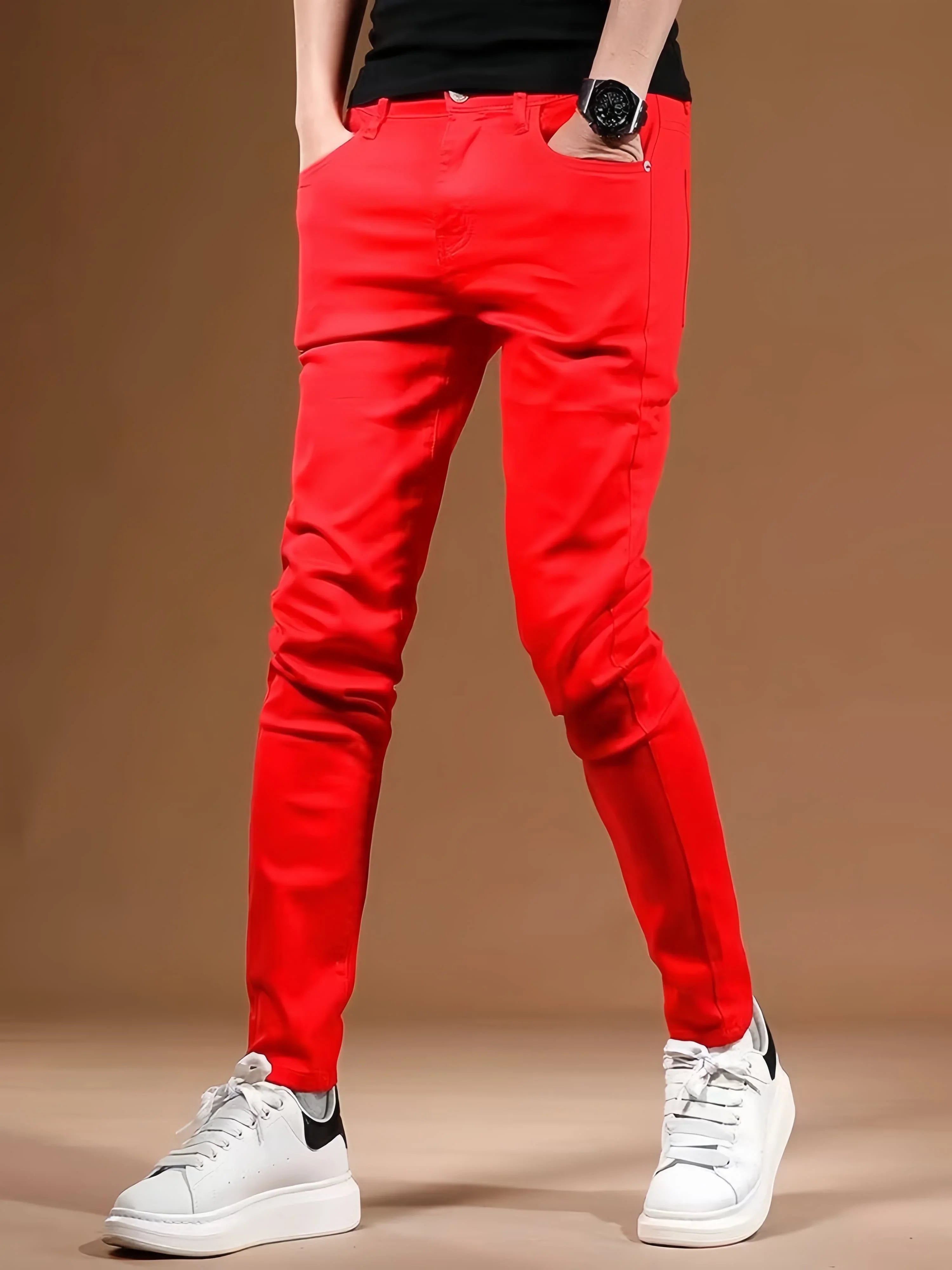 Men's Long Pants Bulletproof Business Office Style Simple And Versatile Suitable For Various Occasions