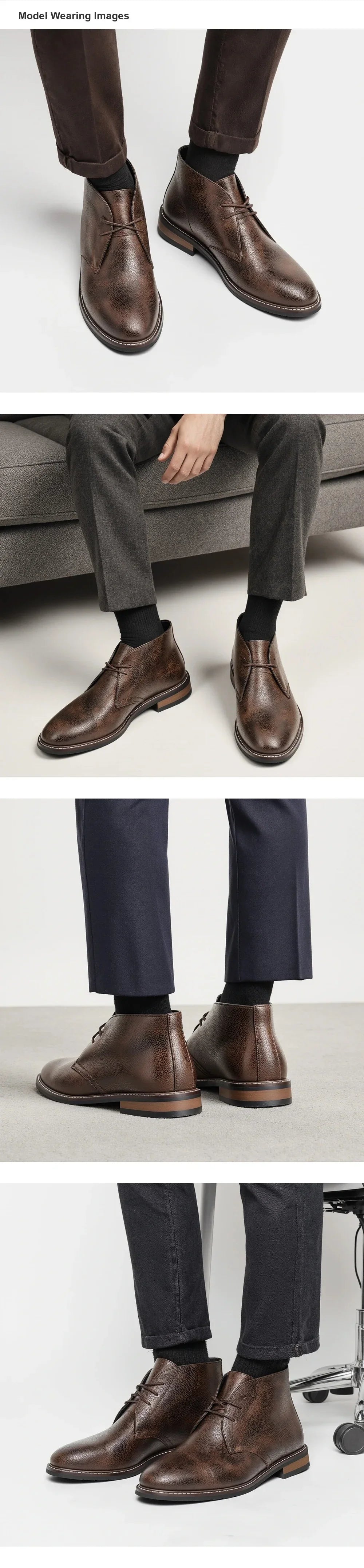 Classic Chukka Boots Men 2026 Brand Comfortable Fashion Retro Desert Boots