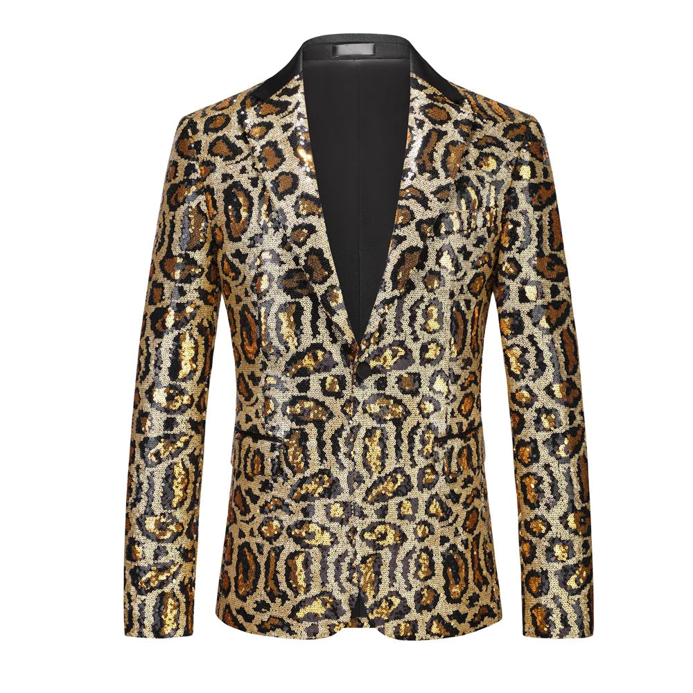 2026 New Men's Blue Sequin Suit Jacket, Silver Asian Fit Formal Dress Coat, Red Green Gold Black Long Sleeve Blazers. M-5XL 6XL
