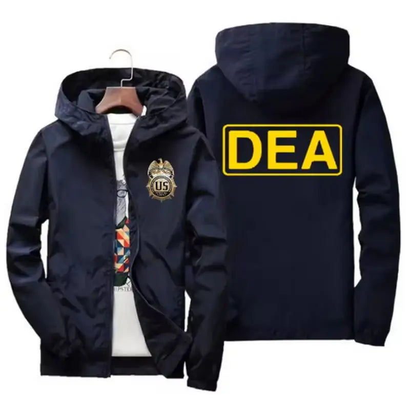 High Quality Men's Thin Coat 2024 Spring Autumn Men's Casual Outerwear Printed Jacket Windbreaker Coat