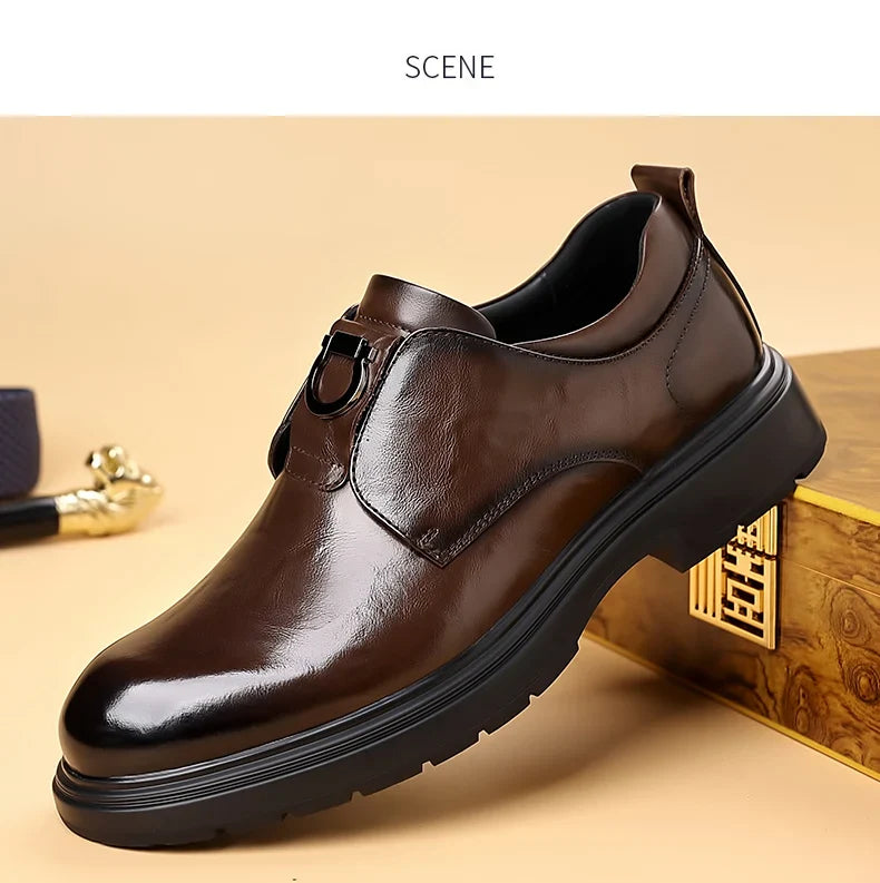 Business Men Shoes Patent Leather Man Brogues Shoes Fo Man Dress Shoe Loafers Pointed Toe Male Moccasins Plus Size Shoes for Men