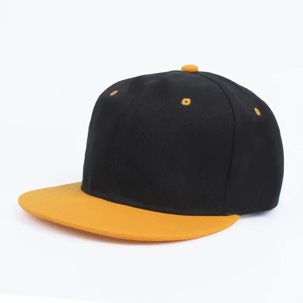 Unisex Cap Acrylic Plain Snapback Hat Adult Hip Hop Baseball Caps for Men