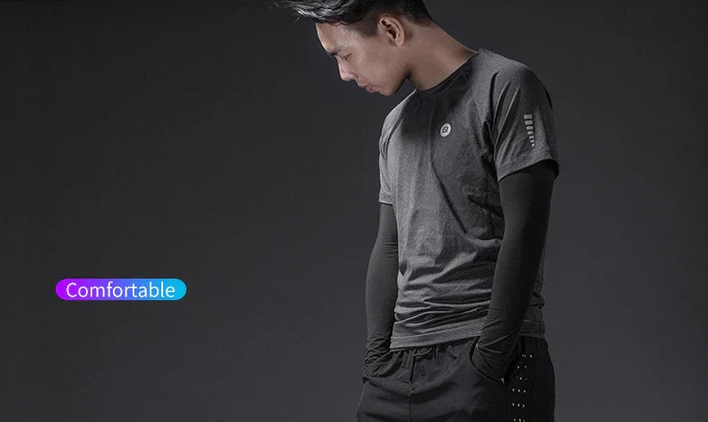 Men's Tracksuit Gym Fitness Running 5 Pcs/Set Quick Dry Sweat-absorb Compression Sport Suit Clothes Jogging Sport Wear