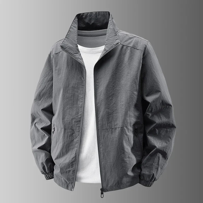 Men Outdoor Cycling High Quality UV Resistant Jacket Fashionable Versatile Windproof Breathable Jacket Spring Autumn Comfortable