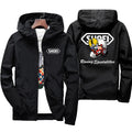 2025 New high-quality men's windproof jacket, large waterproof jacket with mountain and bicycle hood, for spring and autumn