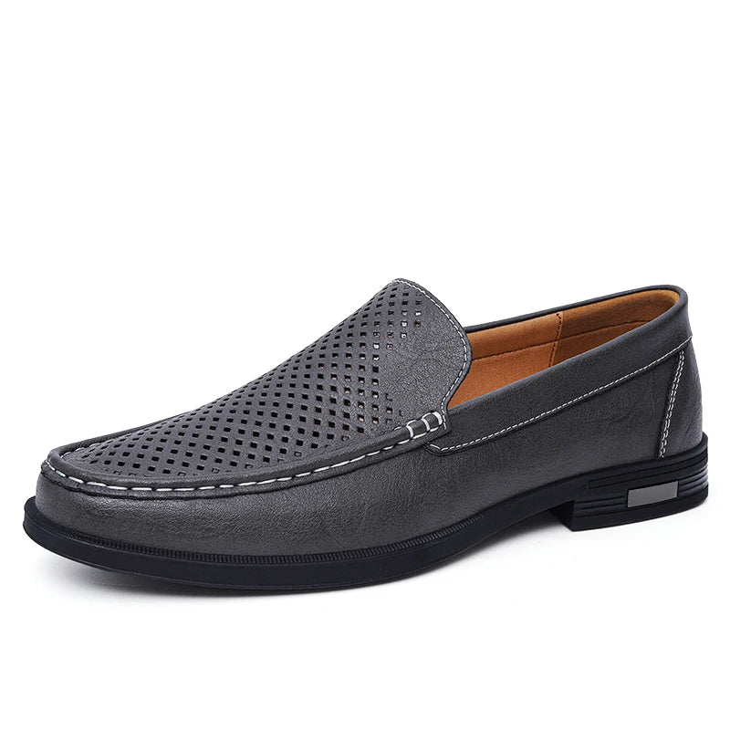 Male Comfy Walking Shoe Genuine Leather Slip on Mens Loafers New Trend Casual Shoes Men Designer Moccasins Hot Sale Drive Shoes