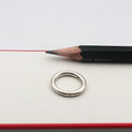 Solid 925 Sterling Silver Spring Ring Round Snap Clip Hooks DIY  Split Rings Small Clamp Clasp for Jewelry Making