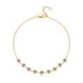 S925 Sterling Silver Bracelet for Women Round All Moissanite Charm Bracelets Chain Wedding Fine Jewelry Gifts pulseras