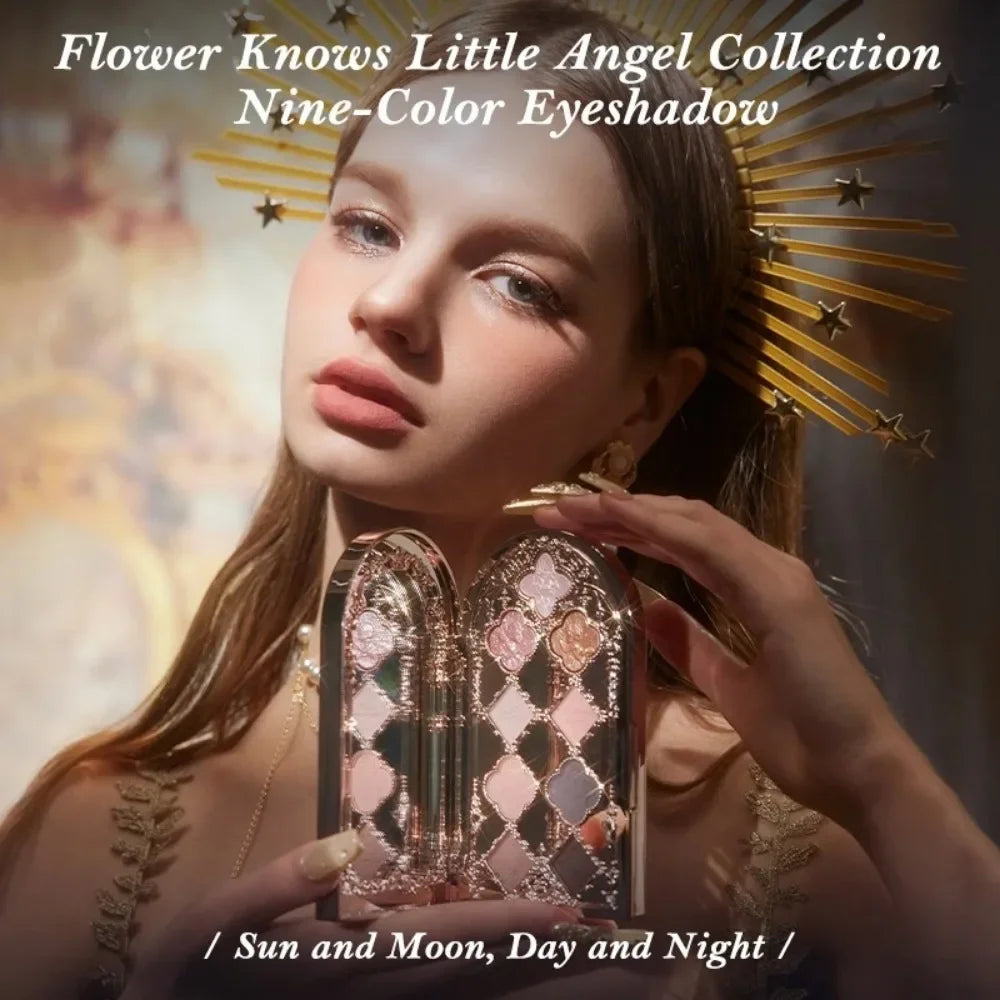 Little Angel Collection Makeup Gift Box Eyeshadow Blush Cream Matte Lipstick Full Kit All