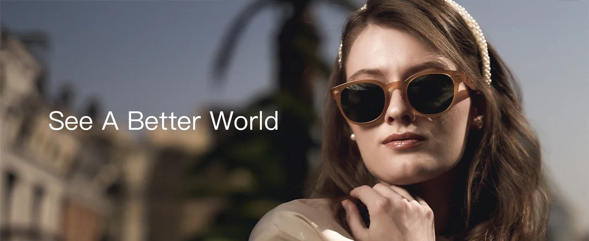 Classical High-quality Acetate Polarized Sunglasses Unisex UV400 Protection Shade Retro Round Sun Glasses ZS6211