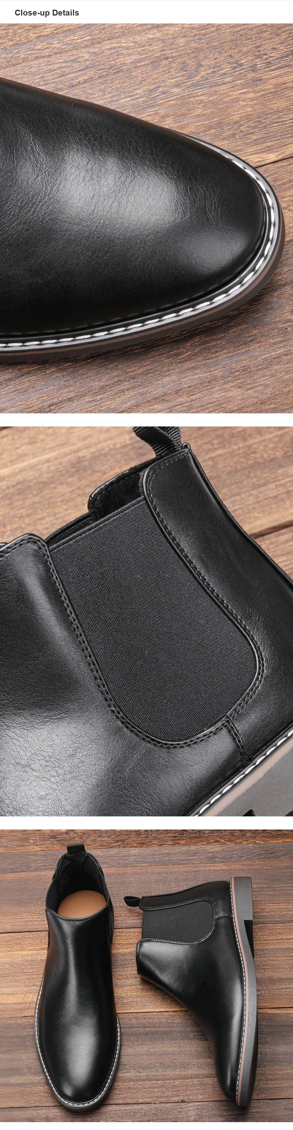 Ankle Boots Brand 2026 Casual Comfortable Retro Fashion Chelsea Boots