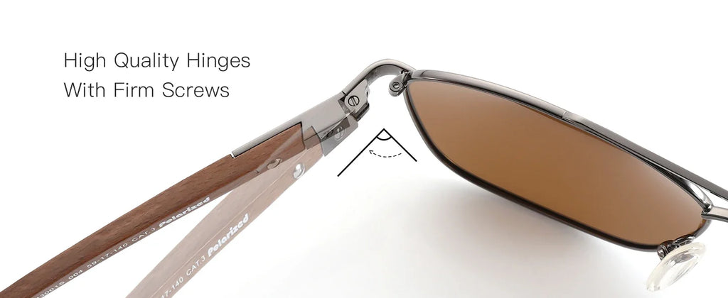 2026 Trend Wood Polarized Sunglasses for Men UV Protection Fishing Driving Golf Pilot Shade Sun Glasses