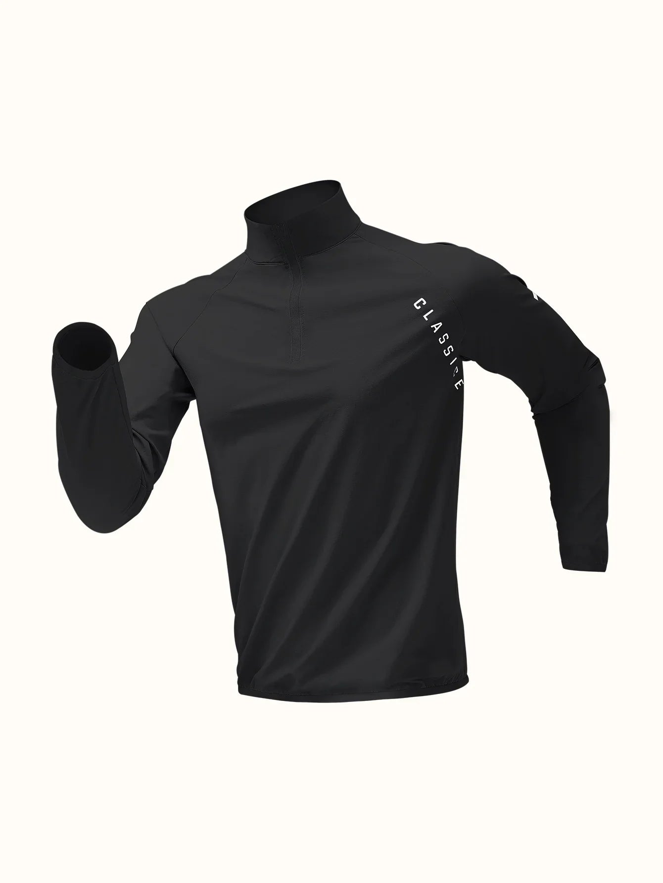 Mens Long Sleeve Stylish Solid Collar Shirt - Breathable, Medium Stretch, Applique Design, Regular Fit, Polyamide Material - Per