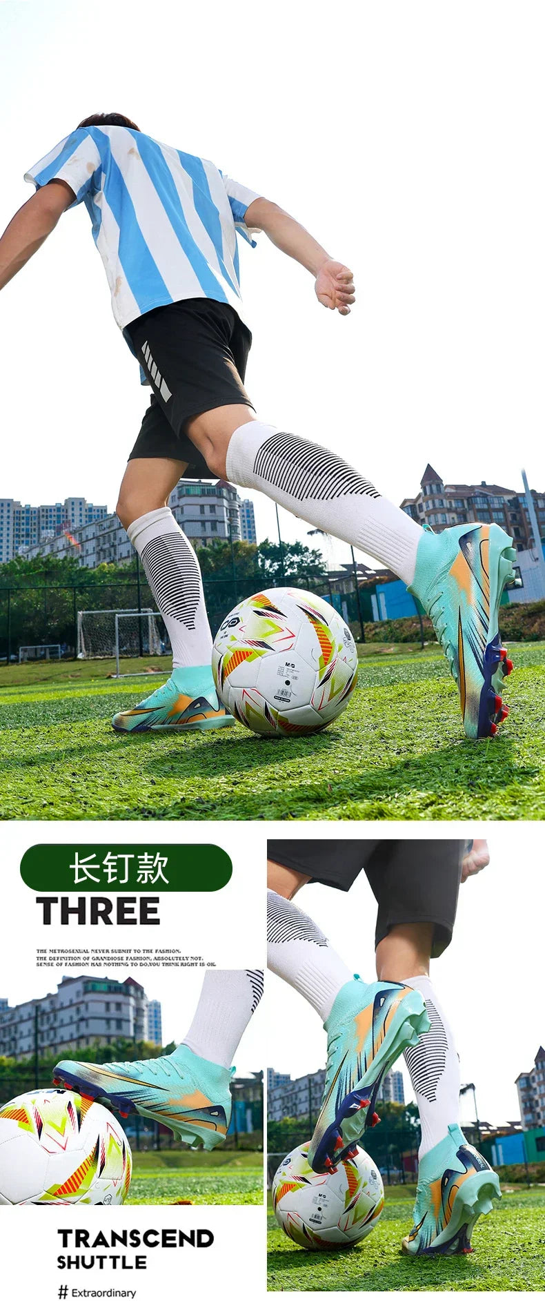 New Men Football Boots Ultralight Training Soccer Shoes Breathable Unisex Professional Wholesale Indoor Futsal Drop Shipping