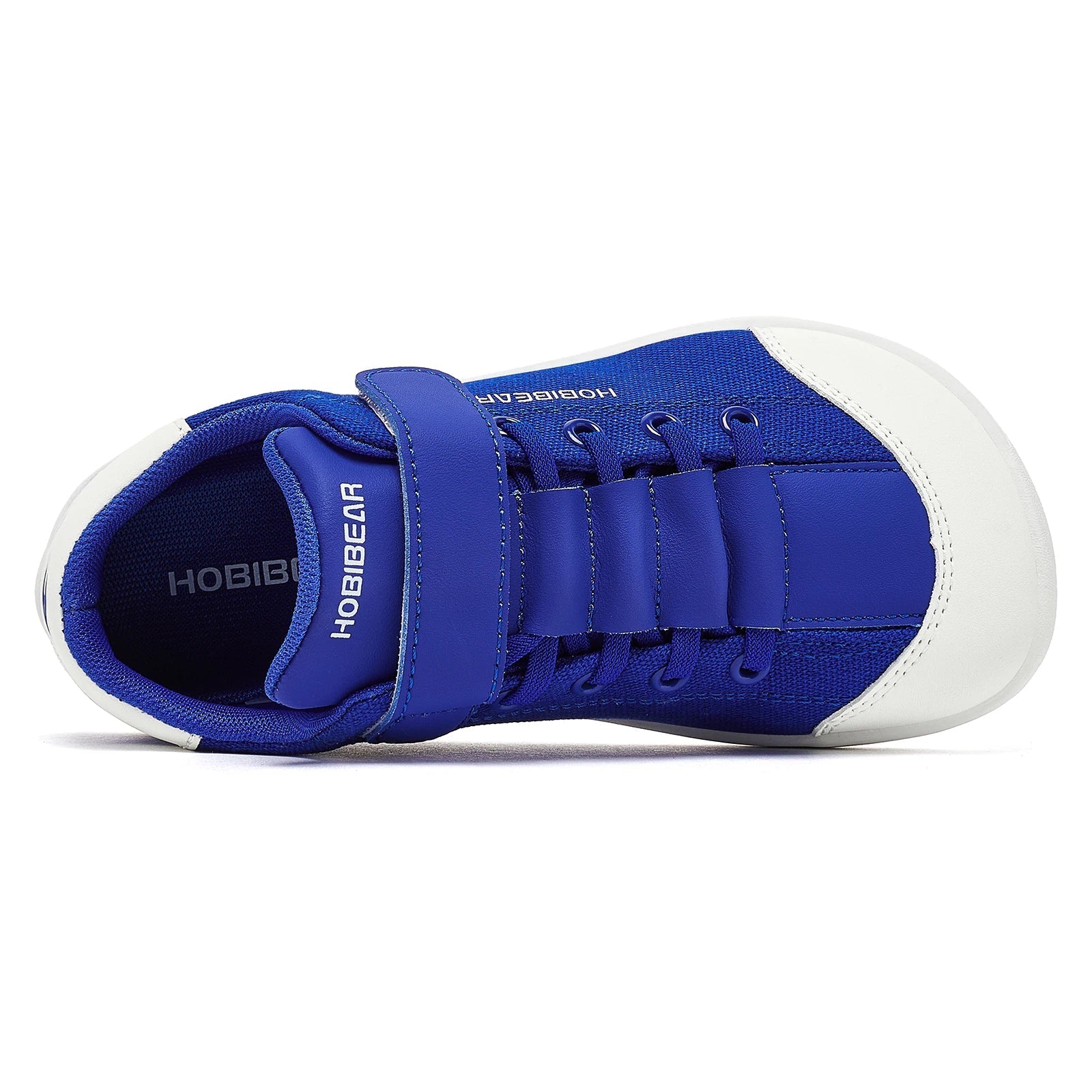 Boys Girls Barefoot Shoes Kids Wide Toe Minimalist Sneakers Lightweight Hook Loop Artificial Leather Fabric Shoes