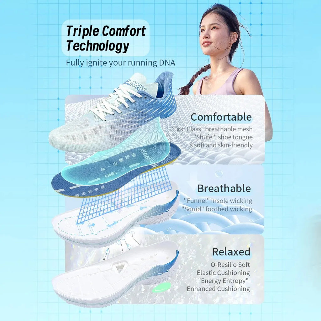 Wind Wings Breathable Speed Running Shoes Men Sports Casual Women Sports Shoes Light Men Outdoor Jump Rope