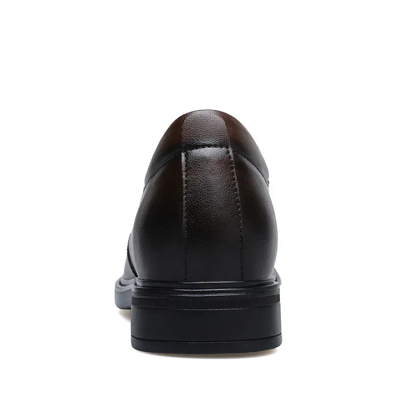 Men's Business Casual Shoes – Genuine Leather, Non-Slip Sole, Comfortable Fit, EU 40–48