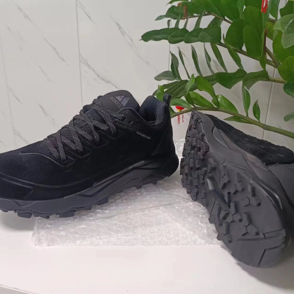 Hiking Shoes for Men Outdoor Sports Camping Hunting Walking Shoe Suede Genuine Leather Breathable Sneaker Non-slip