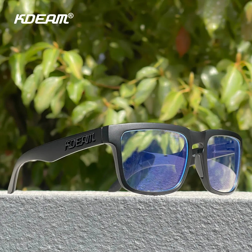 Unisex Square Sunglasses Polarized Coated Lens Suitable For Driving Fishing Sunglasses Anti-Blue Light Computer Eyeglasses