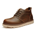Men's Shoes Mid-top British Style Big Head Shoes