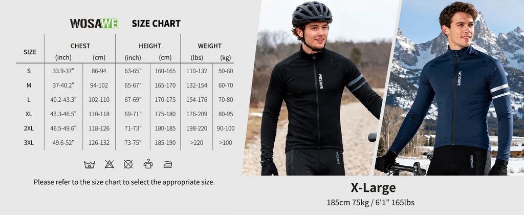 Winter Men's Cycling Jacket Waterproof Windproof Thermal Fleece Bike Jersey MTB Road Cycling Snowboarding Ski Jacket Coat