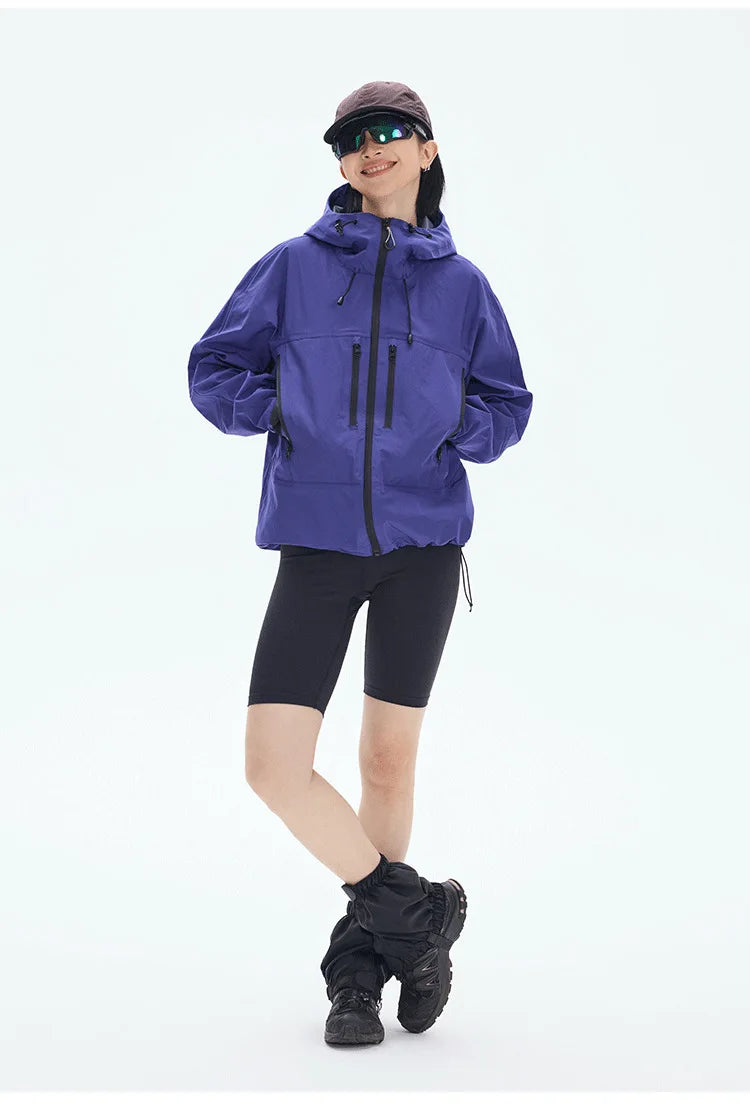 TripleGuard HardShell Sealed Outdoor Waterproof Jacket - Premium Multi-Pocket Heavy-Duty Mountain Utility Workwear Unisex