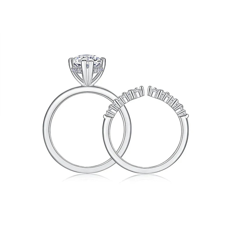 3CT 100% Real Full Moissanite Wedding Rings for Women Marquise Cut S925 Sterling Silver Marriage Band Fine Jewelry GRA