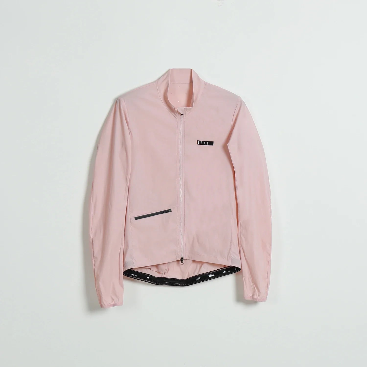 2024 New Season PRO Lightweight Windproof Cycling Jacket Road bike Wind Jacket Stretch Fabric With Zipper pocket PINK