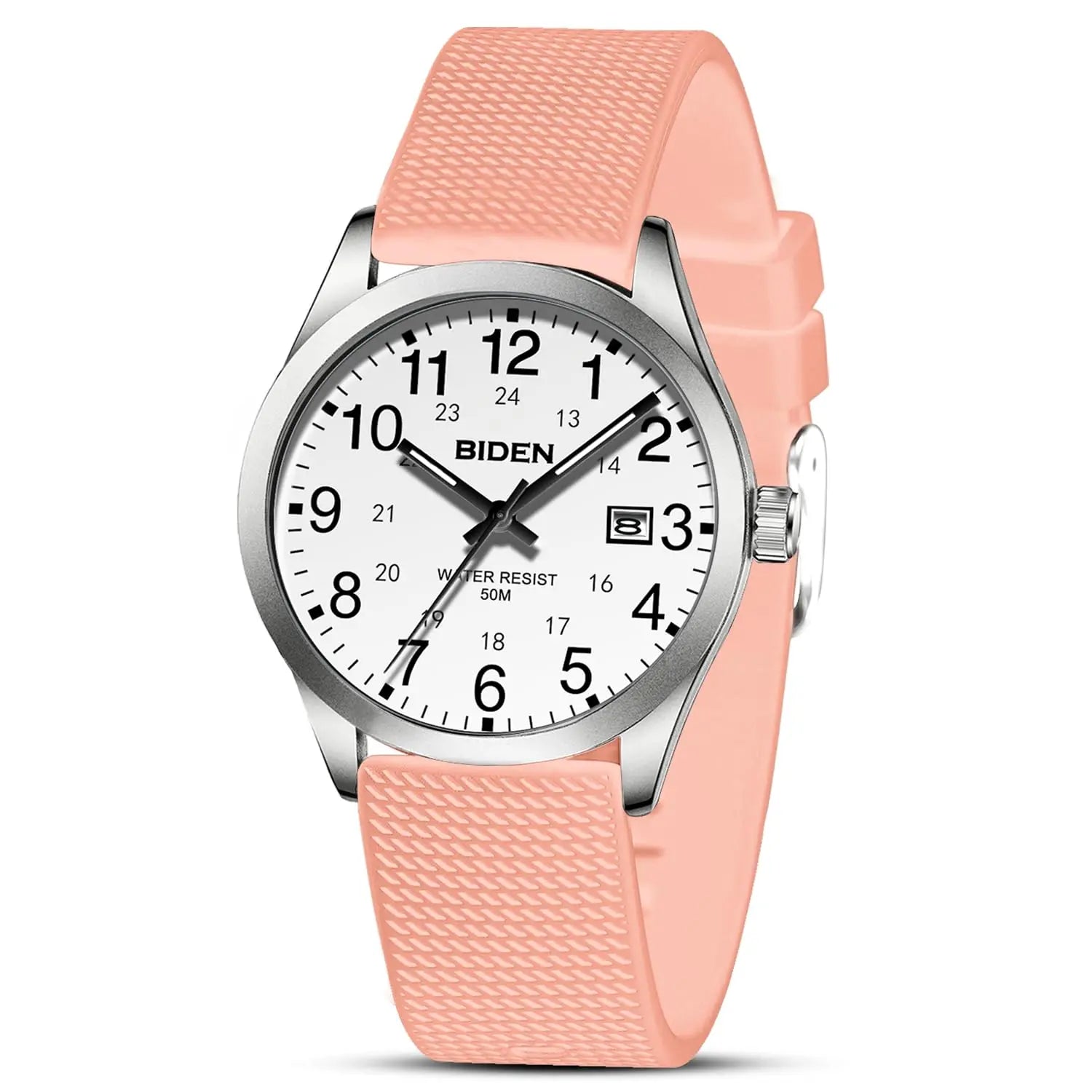 Men's Watch Simulated Quartz Sports Men's and Women's Watch 30 Waterproof Second Hand Luminous Easy to Read Dial