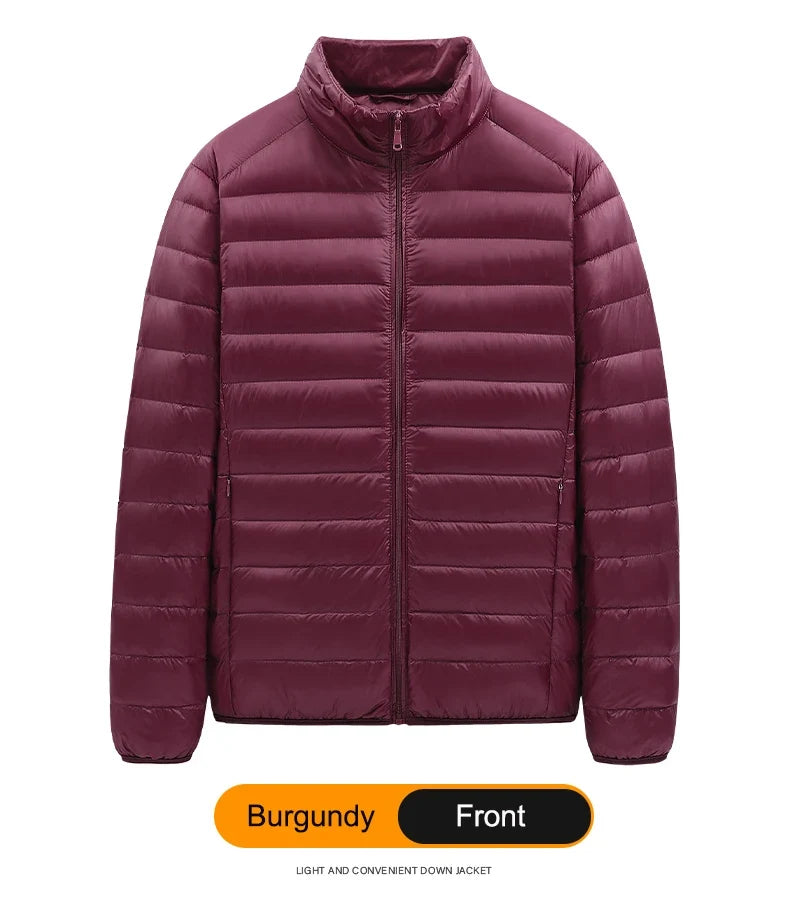 50% Down Jackets Men's Ultralight Hiking Camping Trekking Winter Coat Outdoor Windproof Warm Puffer Jacket Packable
