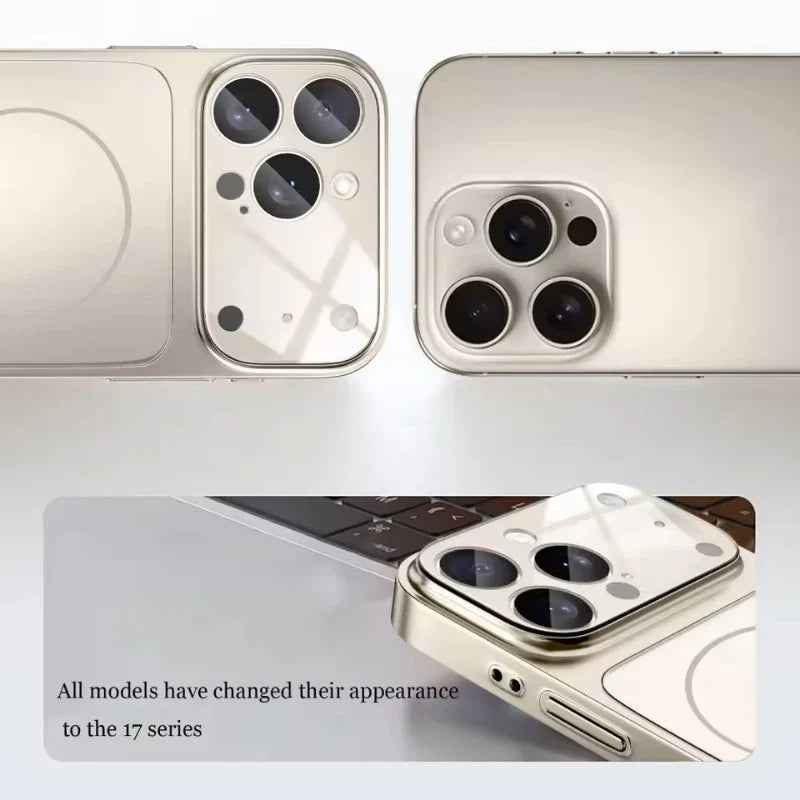 A phone Case That Makes Your Phone Look Like The 17 Series，For iPhone 17 Pro Max 13 14 15 16 Pro Max 17 Pro Magnetic Phone Case