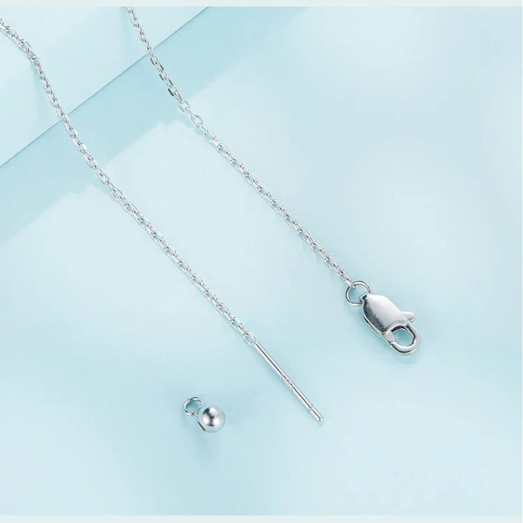 925 Sterling Silver Guardian Fatima's Hand Pendant Necklace Flower Pattern Neck Chian for Women Platinum Plated SCN490