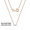 Slim 0.6mm Box Chain Necklace Italy 925 Silver Woman Man Necklace 45cm 18''Long  Jewelry Gift Wholesale OSC07