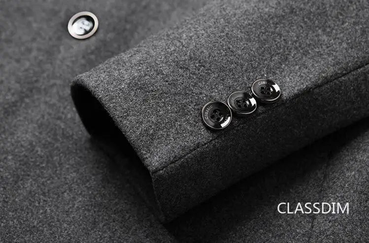 New Spring Men Cashmere Blazers Suits Jackets Business Casual Wool Suit Coats Quality Male Slim Fit Blazers Jackets Coats 4XL