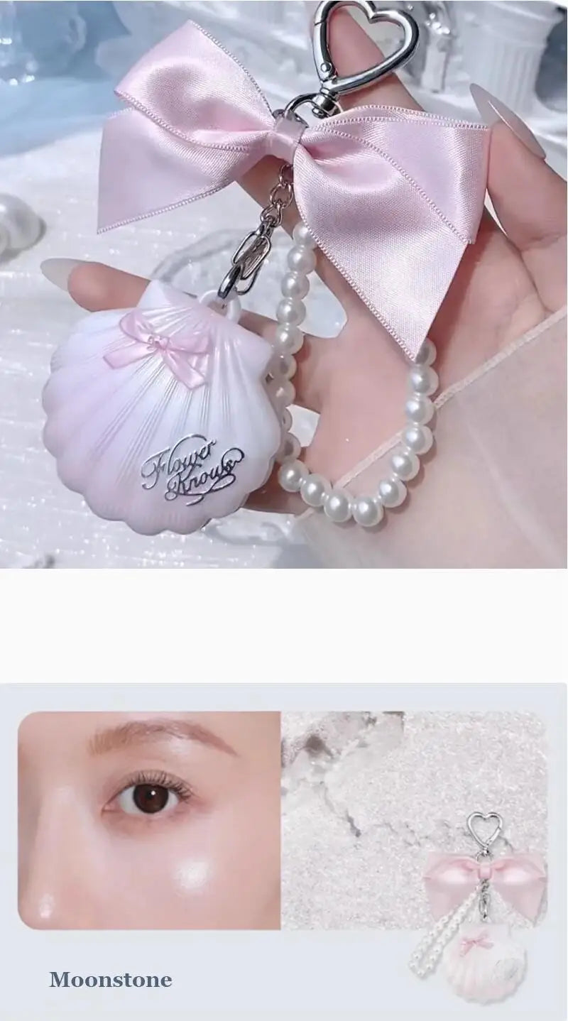 Shell Jewelry Gift Set Makeup Kit Full Professional Lip Gloss Highlighter Blush Baked Powder 10pcs Kits