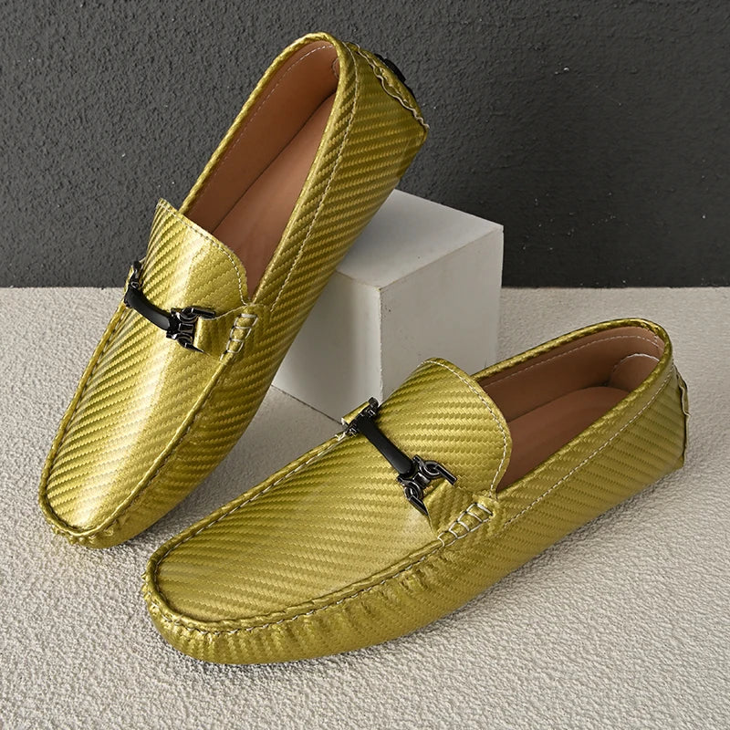 Shoes Business Brand Leather Shoes Fashion Casual Shoes for Men Breathable Loafers Comfortable Men's  Wedding Party Shoe