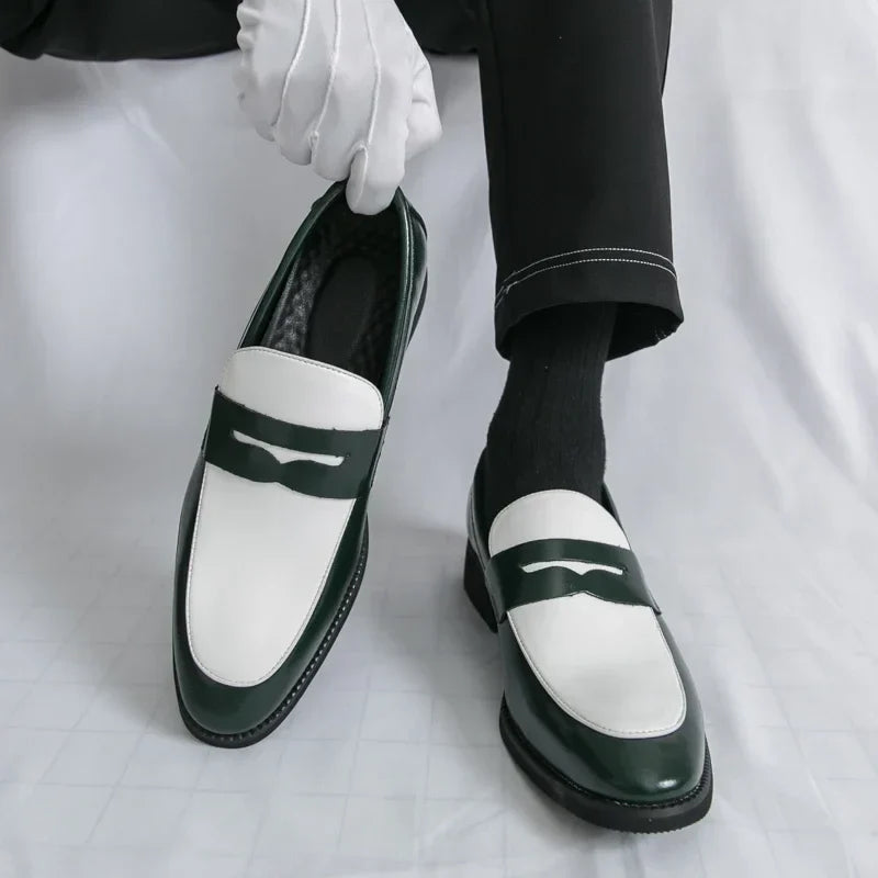 Men Shoes for Wedding Moccasins 2025 New Loafers for Men Breathable Man Slip on Flats Leisure Walk Driving Shoes Walking Shoes