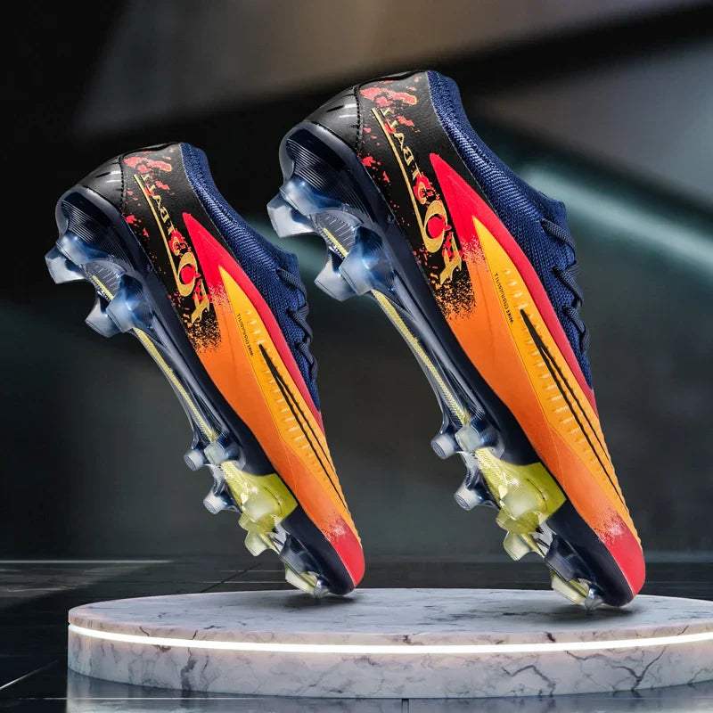 New Men Football Boots Ankle Professional Non-Slip TF/FG Soccer Shoes Boys Sneakers Match Comfortable Sports Shoes Unisex