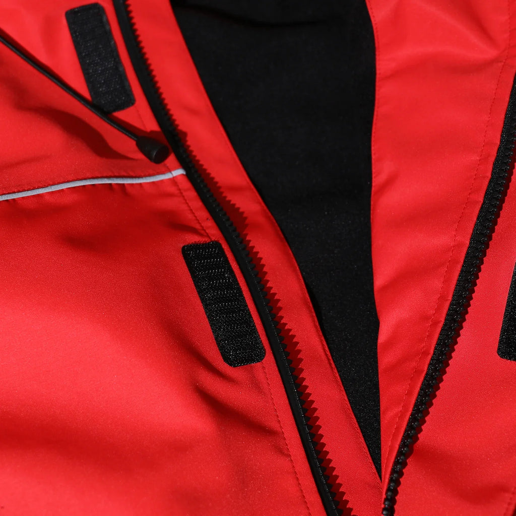 Men's Nautical Sailing Jacket Warm Windproof Waterproof Breathable With Windproof Hood With Reflective Stripes On Front