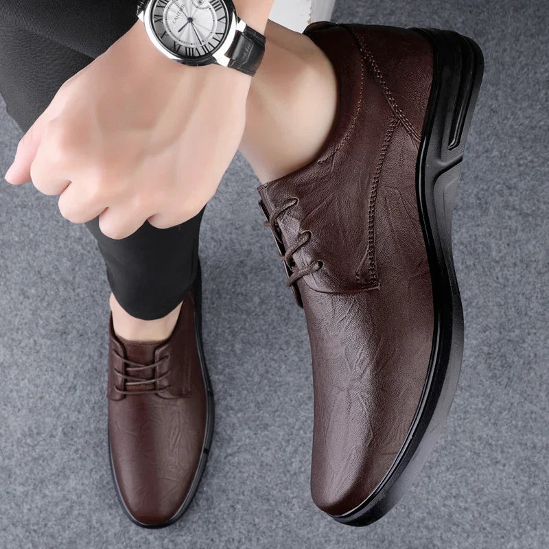Casual Fashion Sports Shoes Social Elegance Trendy Footwear Spring Autumn Flat Formal Leather Shoes Men Business Oxfords Shoes