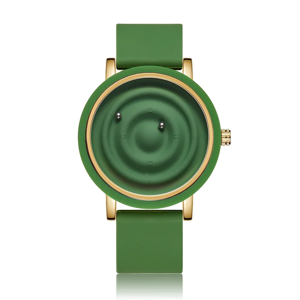 Personalized fashionable floating magnetic pointer free ball bearing creative simple waterproof quartz watch student women men