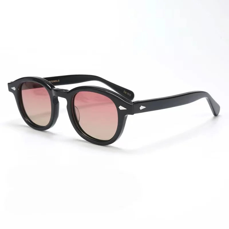 Authentic Johnny Depp LEMTOSH UV400 Driving Anti-Glare Men Women Sun Glasses Popular Square Acetate Frames Male Couple Eyewear