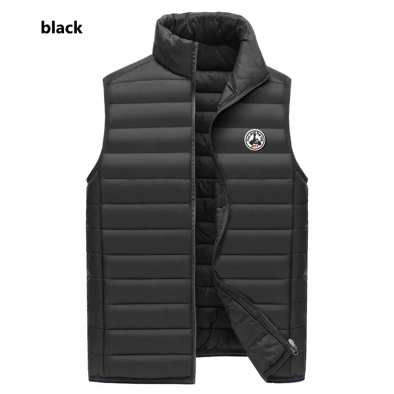 Spring Autumn Men Women Long sleeves Embroidery logo Zipper Front Going Out Light Thin Hooded Down Jacket Warm And Windproof