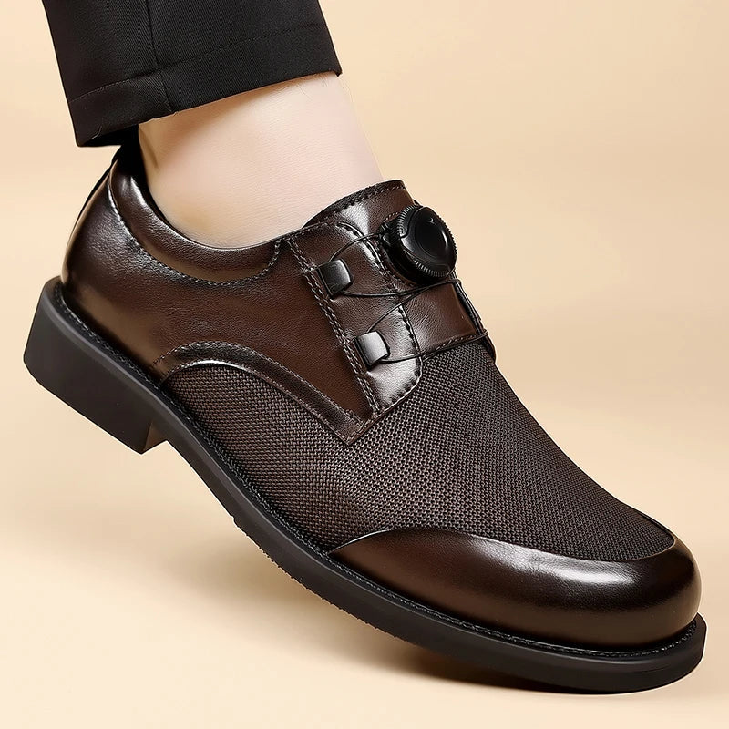 Classic Leisure Business Footwear Male 2025 New  Loafers Mens Oxford Shoes Leisure Walking Shoes Handmade Casual Leather Shoes