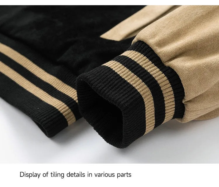 New Baseball Jacket Men Fashion Embroidered Jackets Coats High Street Outwear Man Bomber Jacket Hip Hop Clothing Top
