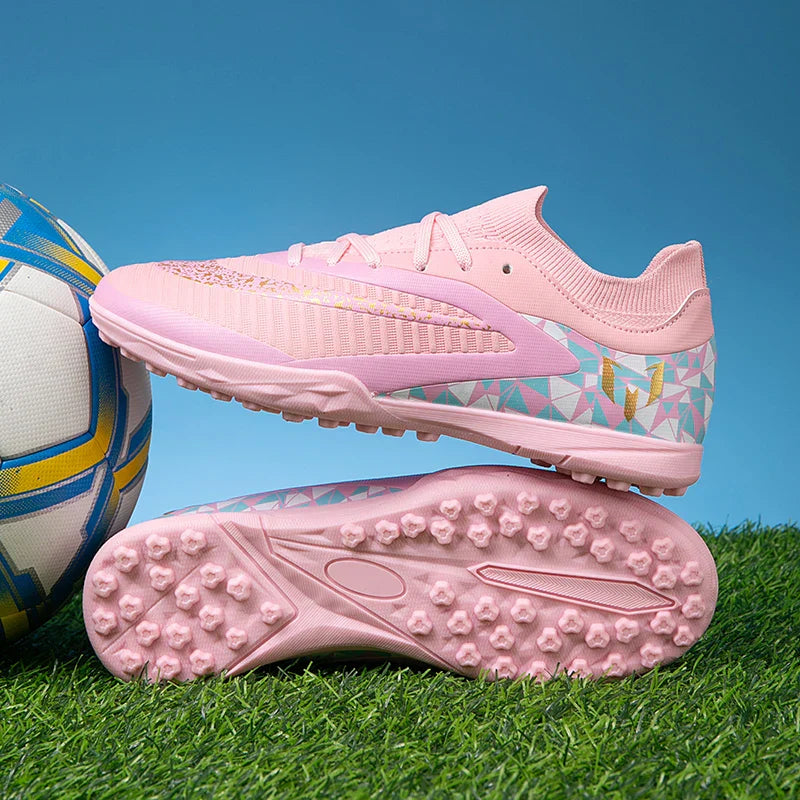 New Kid Match Boys Soccer Shoes Comfortable Outdoor Match Professional Football Boots Sneakers Non-Slip Sports Shoes Unisex